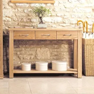 Martin Oak Console Table - Satin Lacquer image