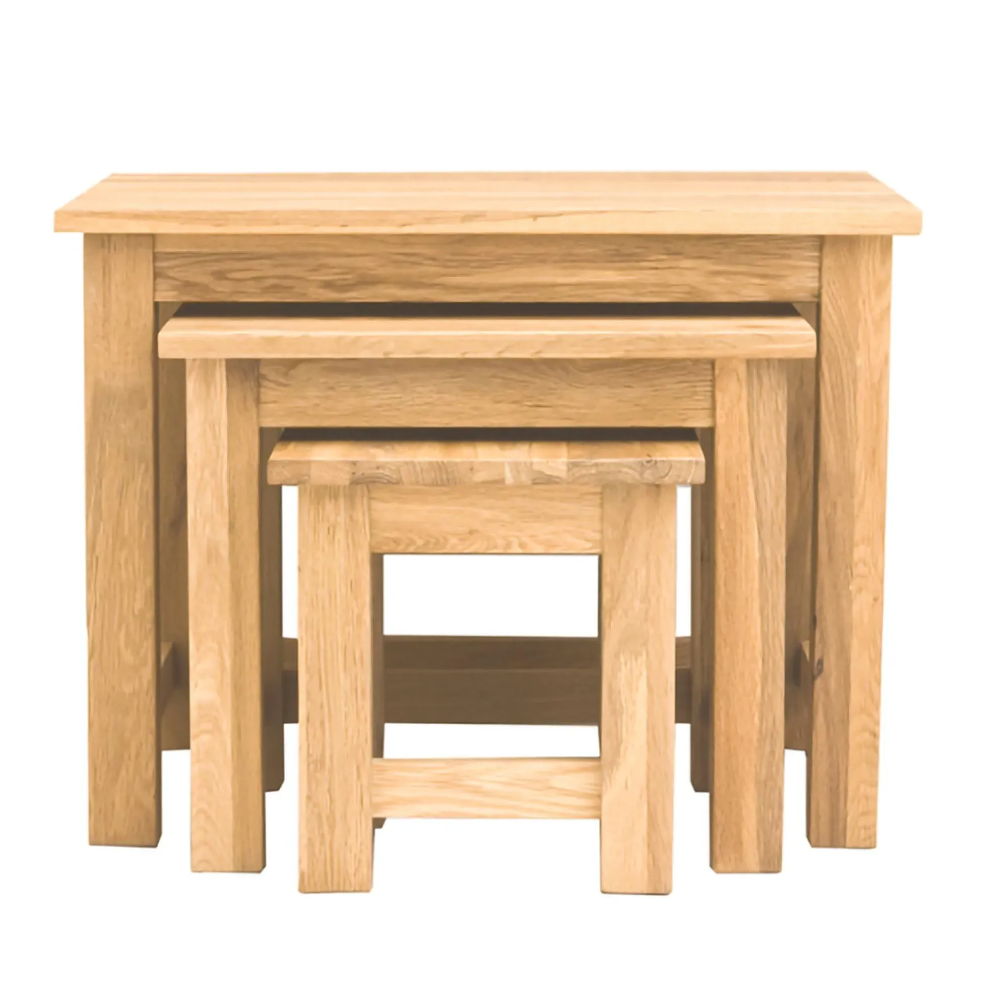 Martin Oak Nest of Tables - Oak