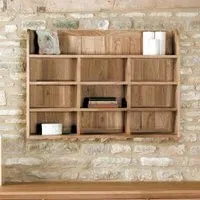 Martin Oak Wall Rack - Satin Lacquer