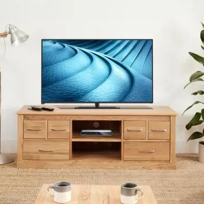 Martin Wide TV Cabinet - Oak