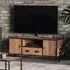 Olmsted 2 Door TV Unit - Natural, Reclaimed Wood