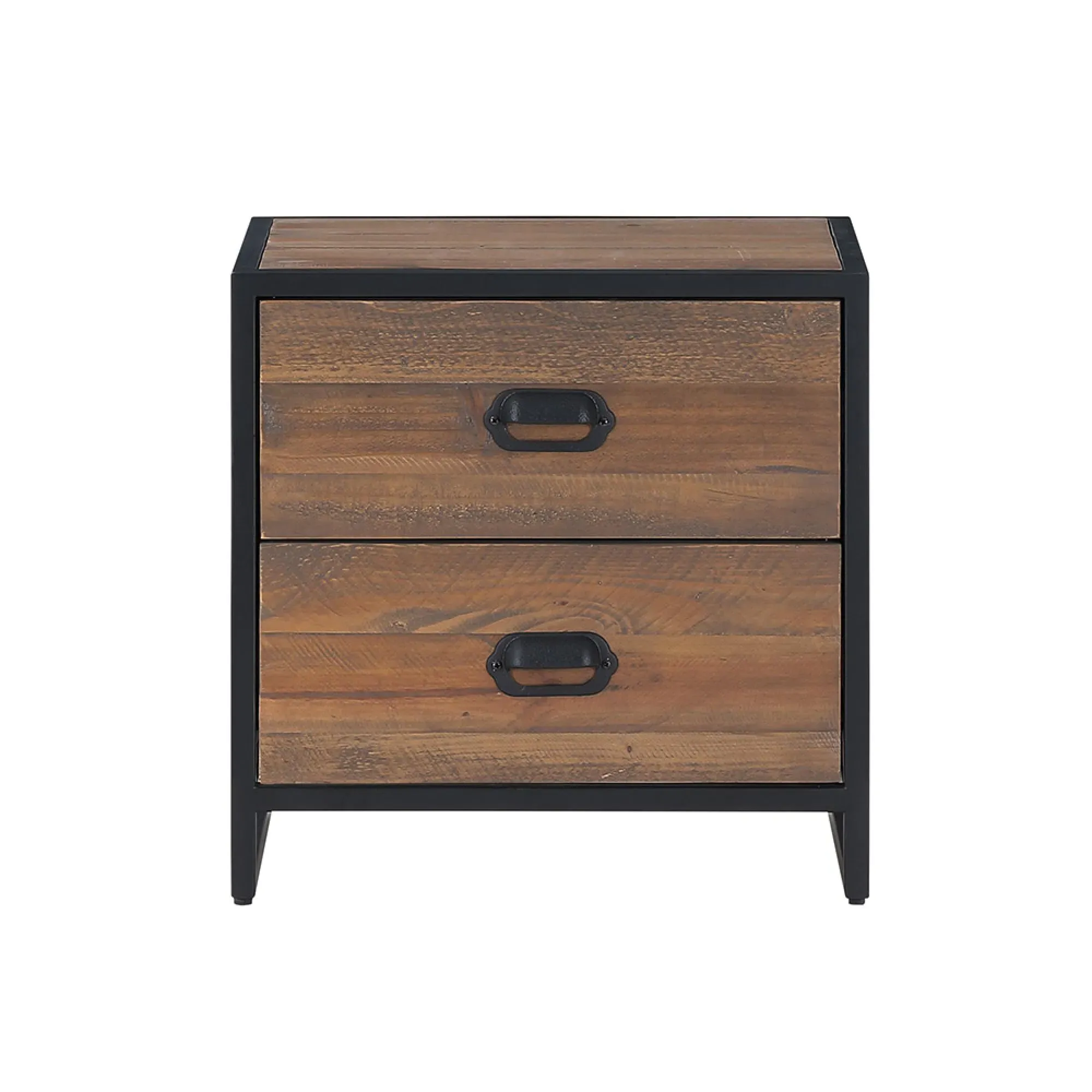 Olmsted 2 Drawer Low Chest - Natural, Reclaimed Wood