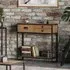 Olmsted 3 Drawer Console Table - Natural, Reclaimed Wood