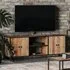Olmsted 4 Door TV Unit - Natural, Reclaimed Wood