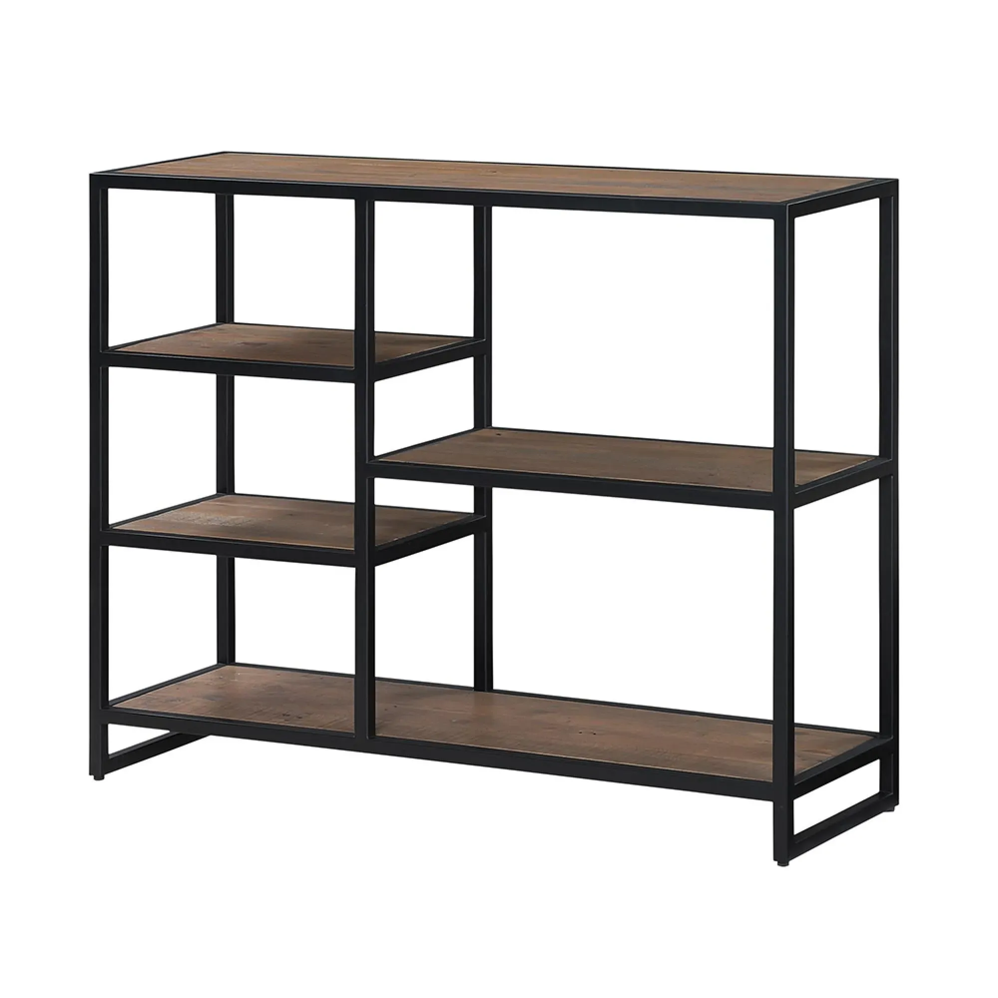 Olmsted Low Bookcase - Natural, Reclaimed Wood