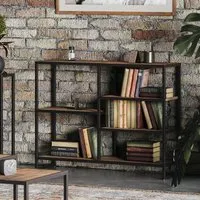 Olmsted Low Bookcase - Natural, Reclaimed Wood