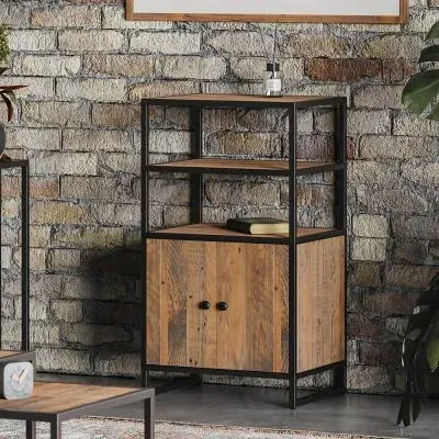 Olmsted Modular 2 Door Cupboard - Natural, Reclaimed Wood