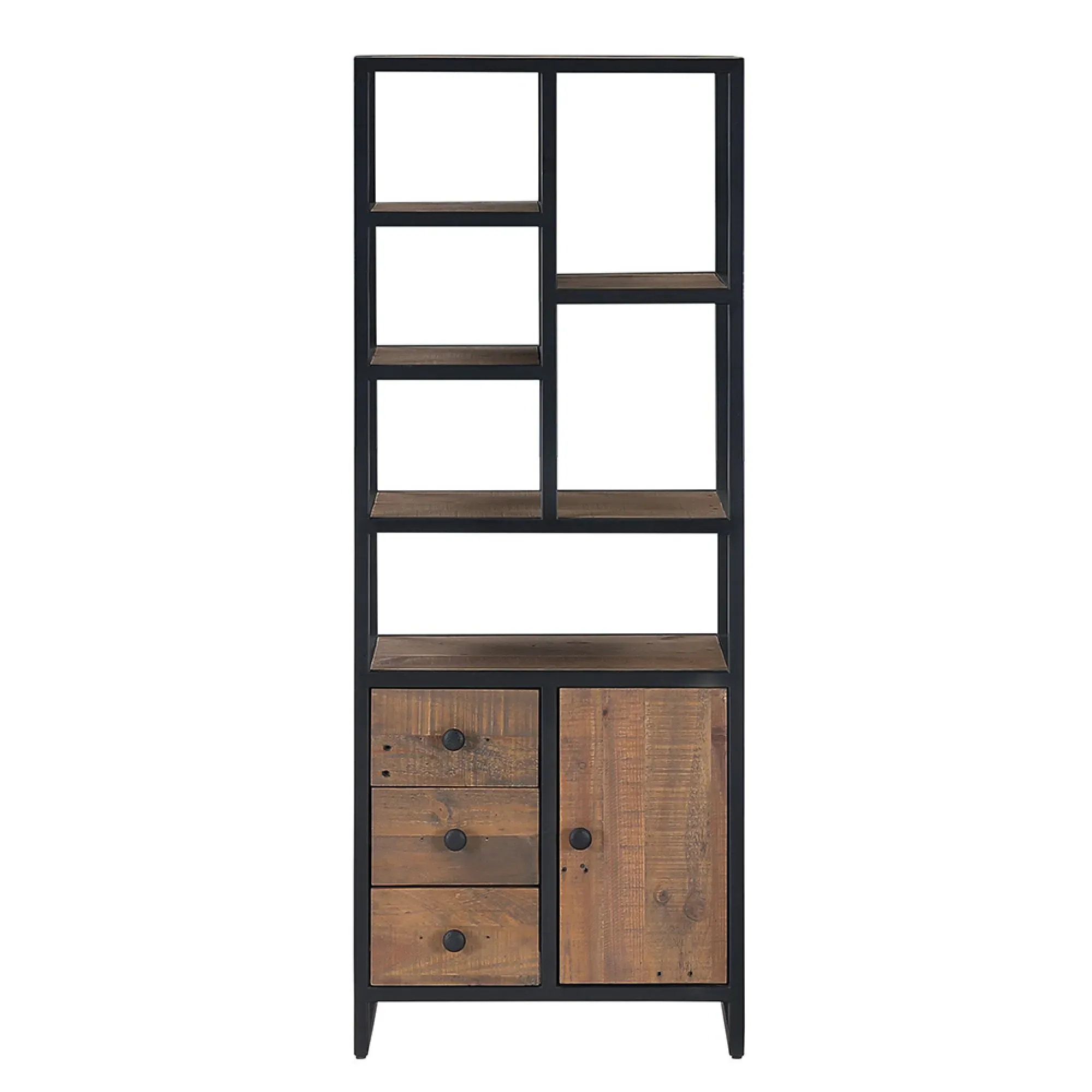 Olmsted Modular Tall Bookcase - Natural, Reclaimed Wood