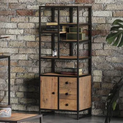 Olmsted Modular Tall Bookcase - Natural, Reclaimed Wood