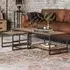 Olmsted Reclaimed Wood Coffee Table with Side Table - Natural