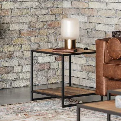 Olmsted Reclaimed Wood Side Table - Natural image