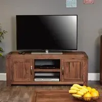 Shelby 2 Door TV Cabinet - Walnut