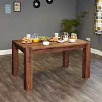 Shelby 4-Seater Dining Table - Walnut