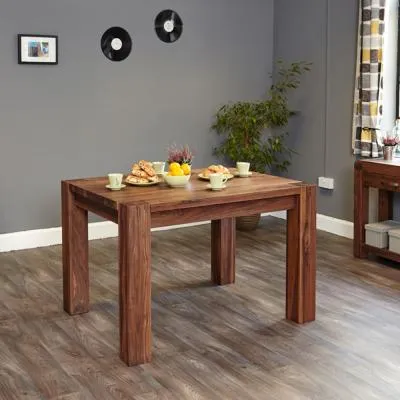 Shelby 4-Seater Dining Table - Walnut image
