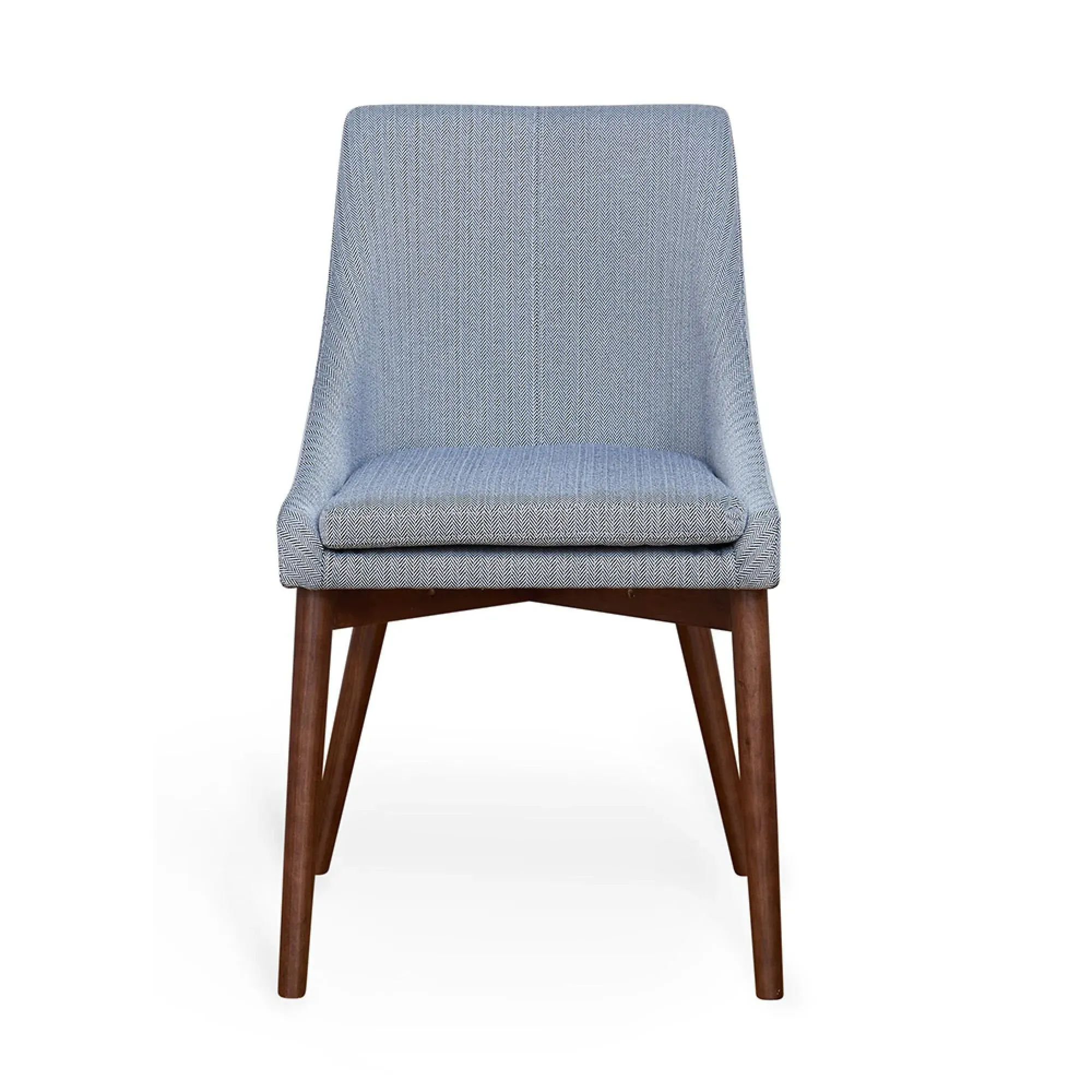 Shelby Dining Chair Set of 2 - Grey, Fabric