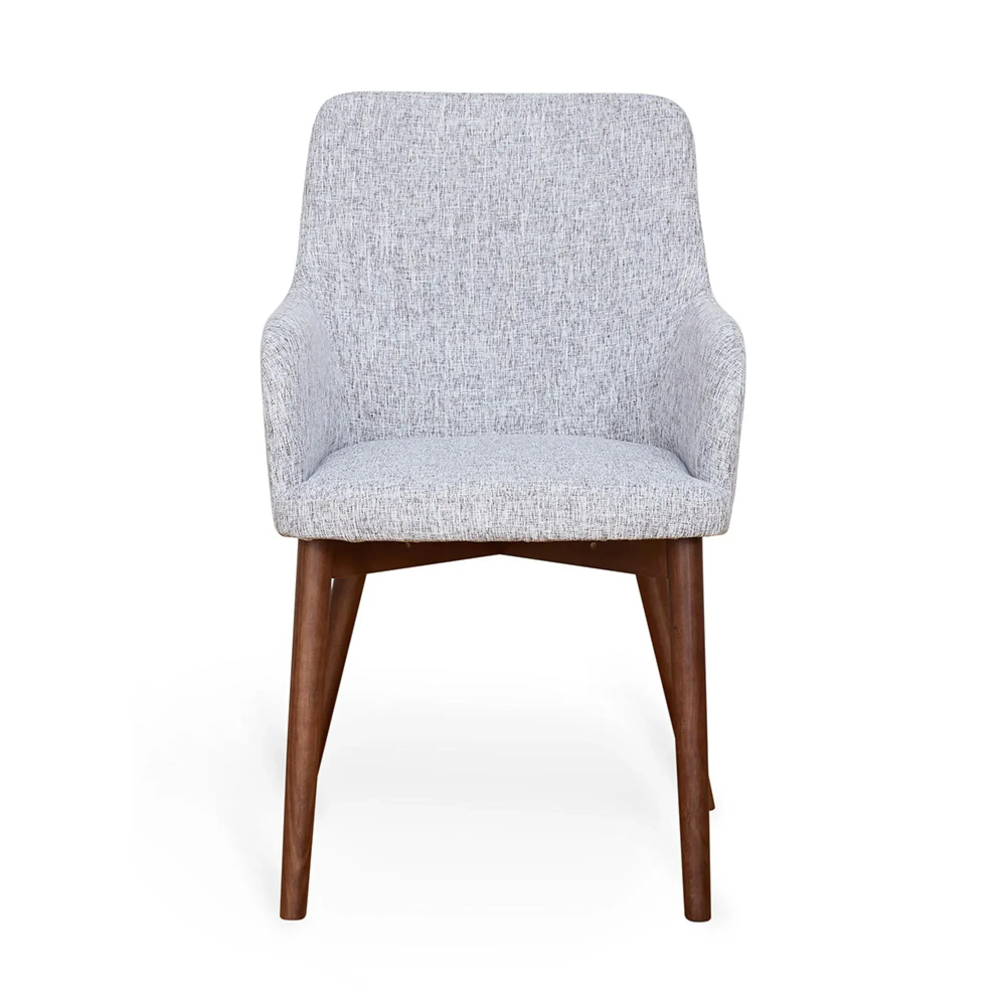 Shelby Fabric Dining Chair Set - Light Grey