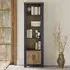Spencer Narrow Bookcase with 2 Doors - Blue