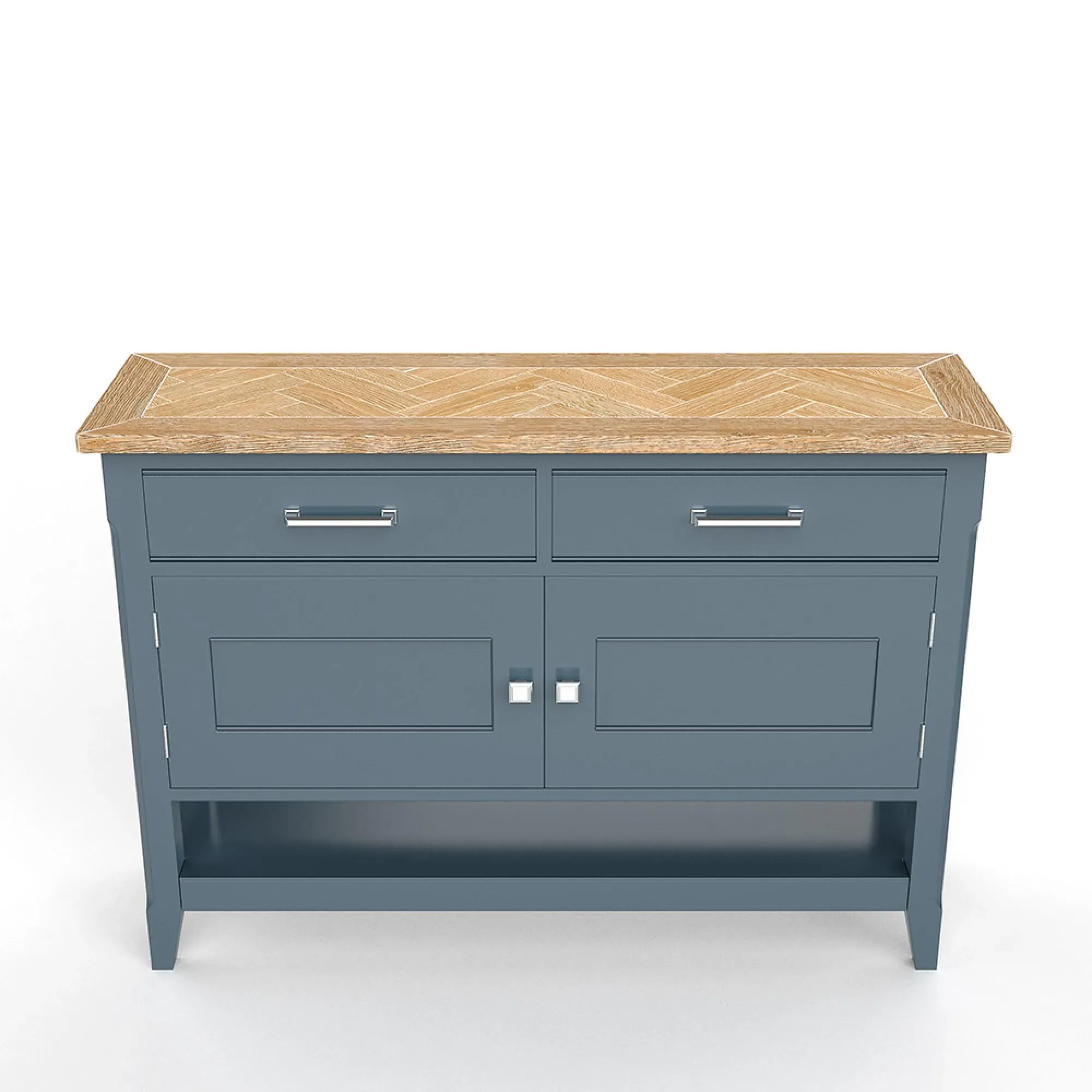 Stafford 120cm Small Sideboard - Blue, Lacquered