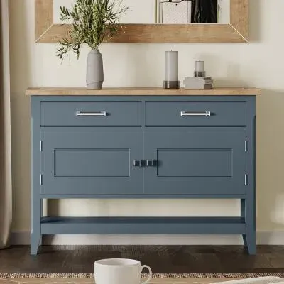 Stafford 120cm Small Sideboard - Blue, Lacquered