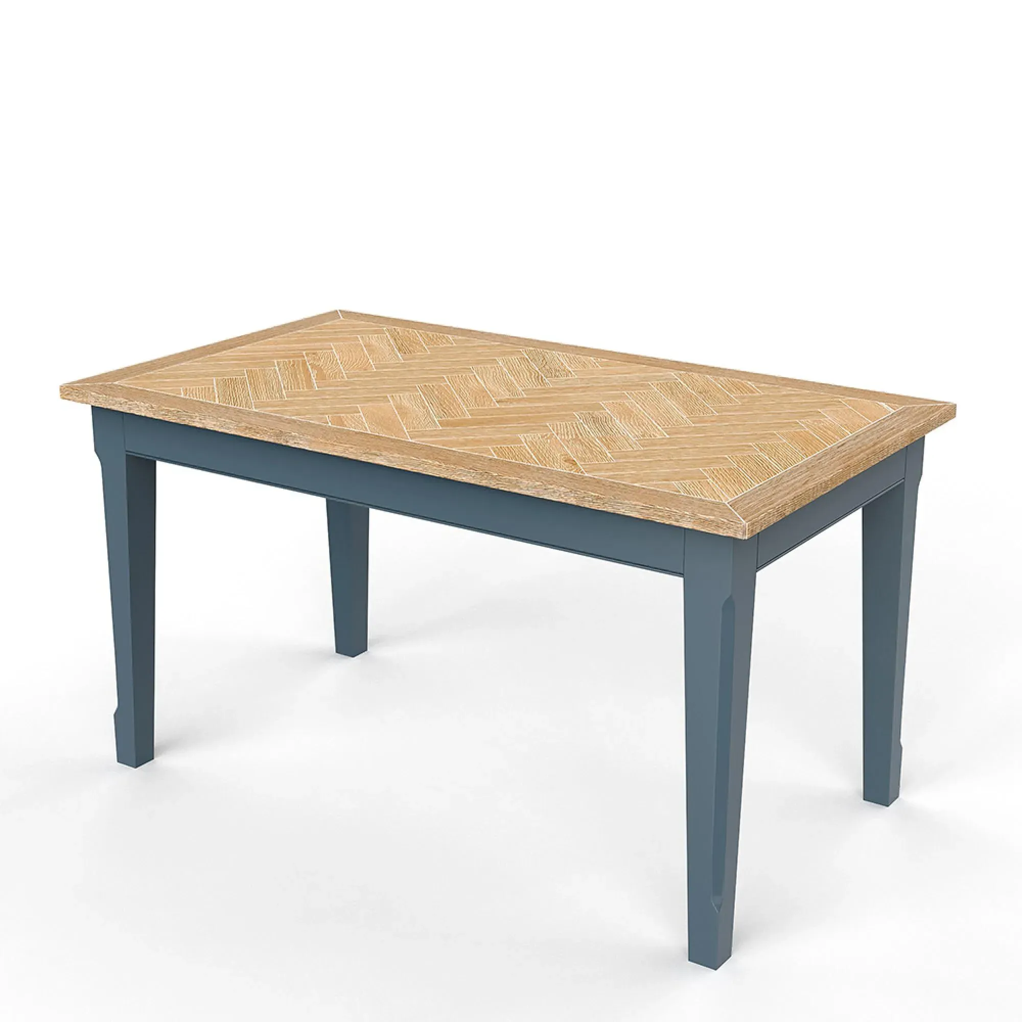 Stafford 140cm Dining Table - Blue, Lacquered