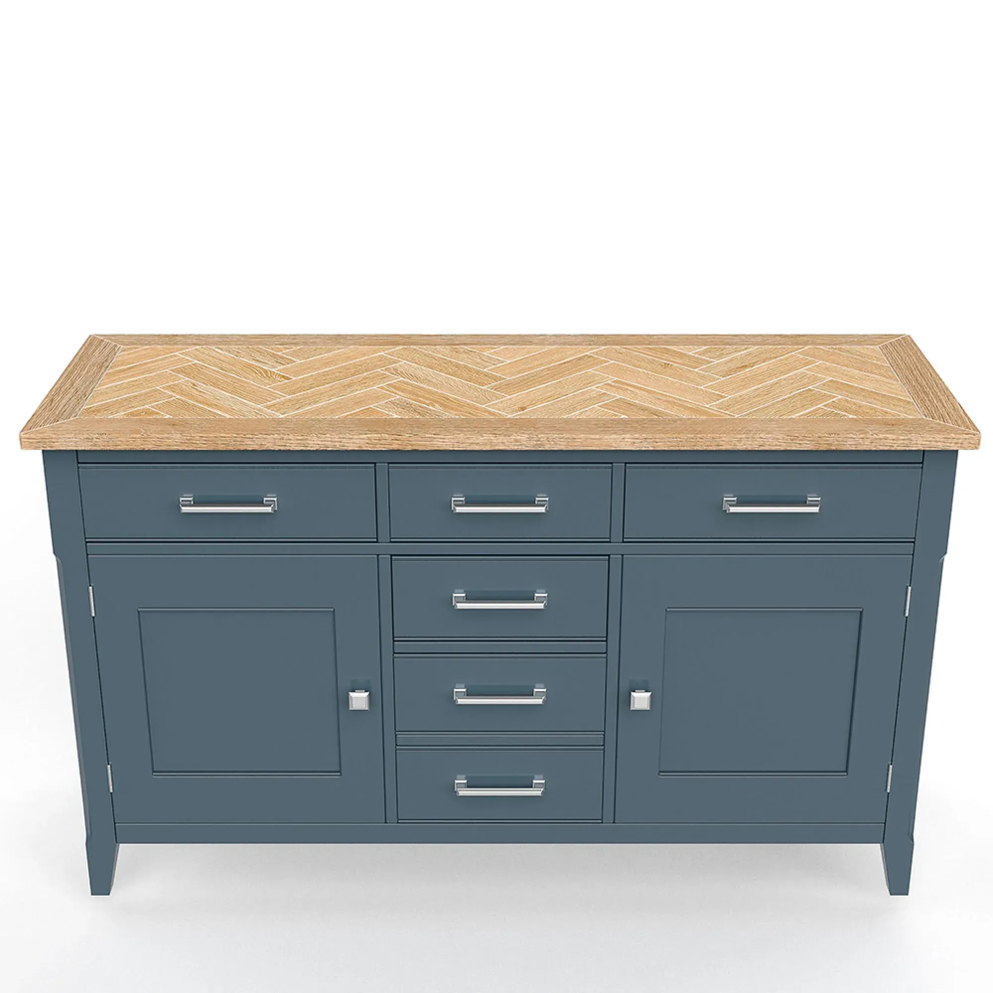 Stafford 140cm Sideboard - Blue, Lacquered