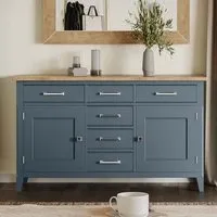 Stafford 140cm Sideboard - Blue, Lacquered