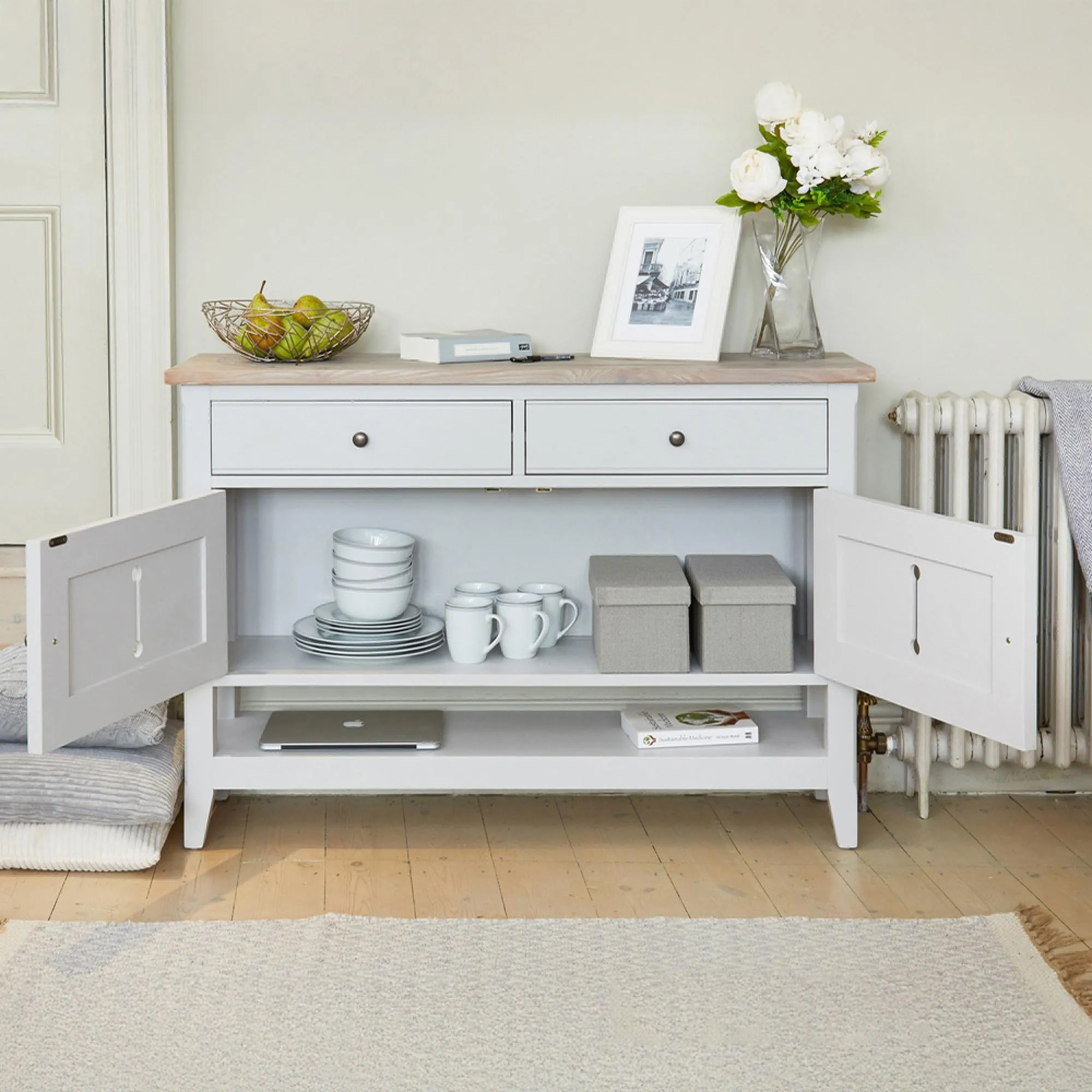 Stafford 2 Door 2 Drawer Sideboard - Grey