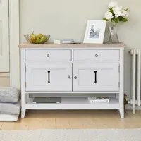 Stafford 2 Door 2 Drawer Sideboard - Grey