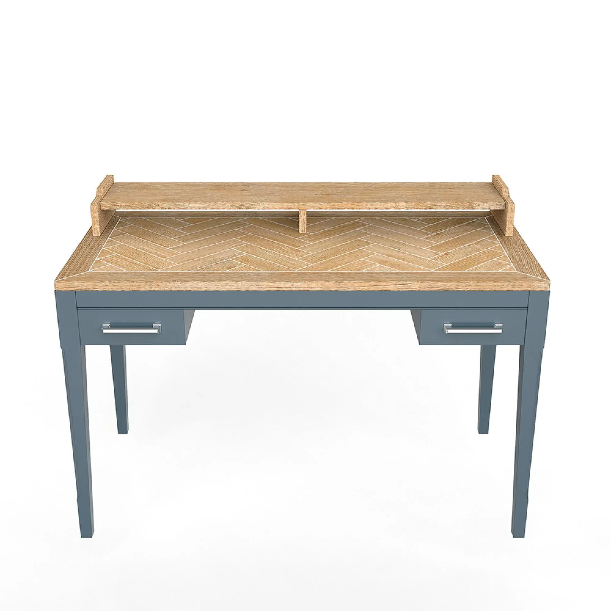 Stafford 2 Drawer Desk - Blue