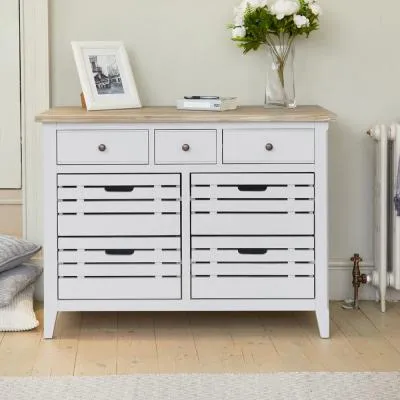 Stafford 7 Drawer Sideboard - Grey image