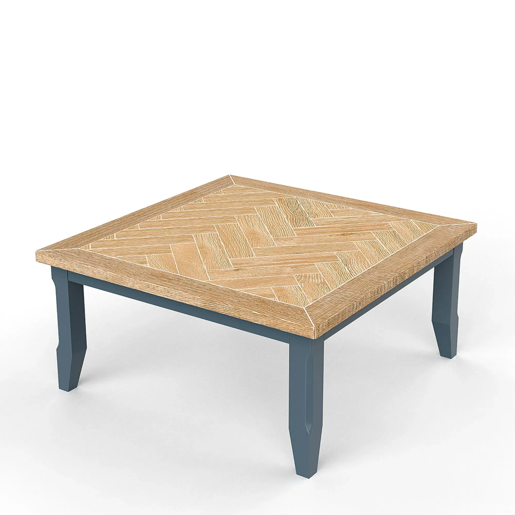 Stafford Coffee Table - Blue, Lacquered