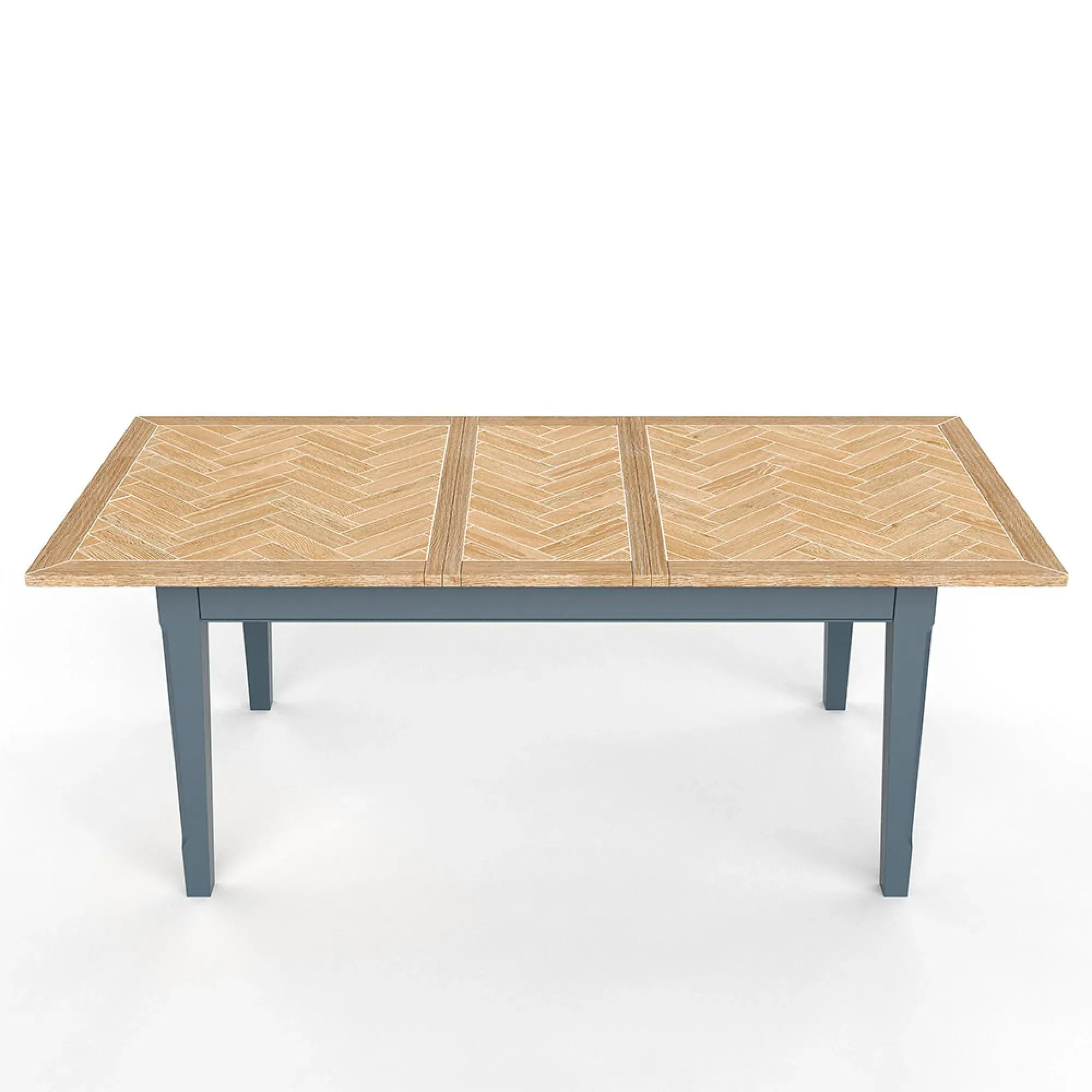 Stafford Extending Dining Table - Blue, Lacquered