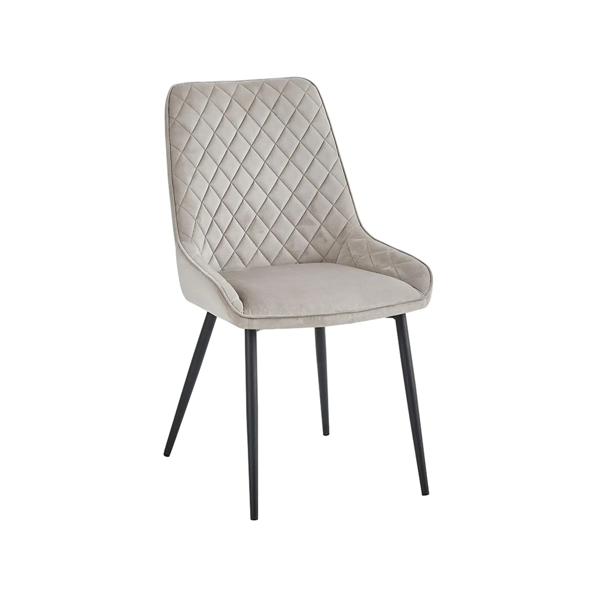 Stafford Fabric Dining Chair Set - Mink