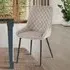 Stafford Fabric Dining Chair Set - Mink