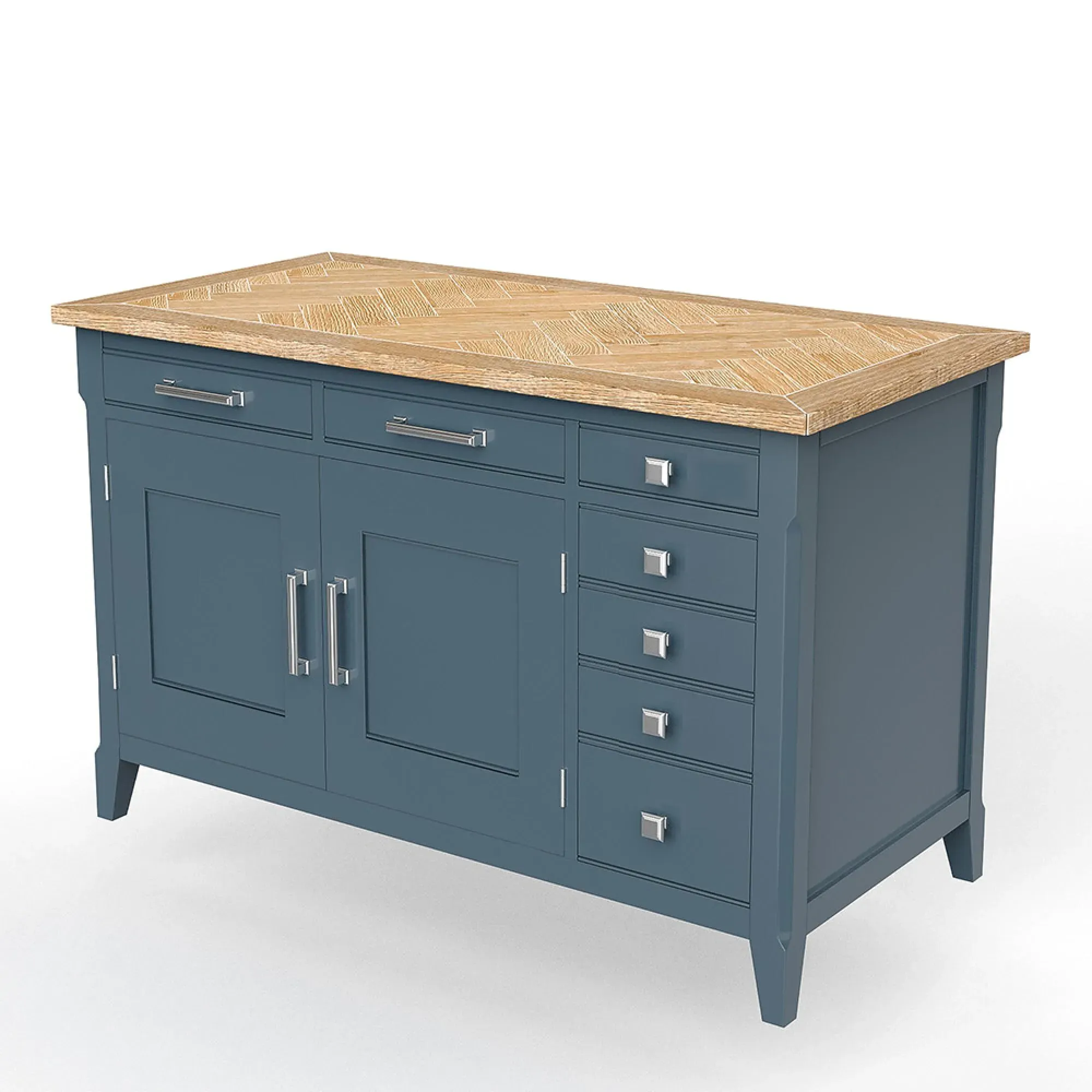 Stafford Home Office Desk - Blue