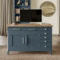 Stafford Home Office Desk - Blue