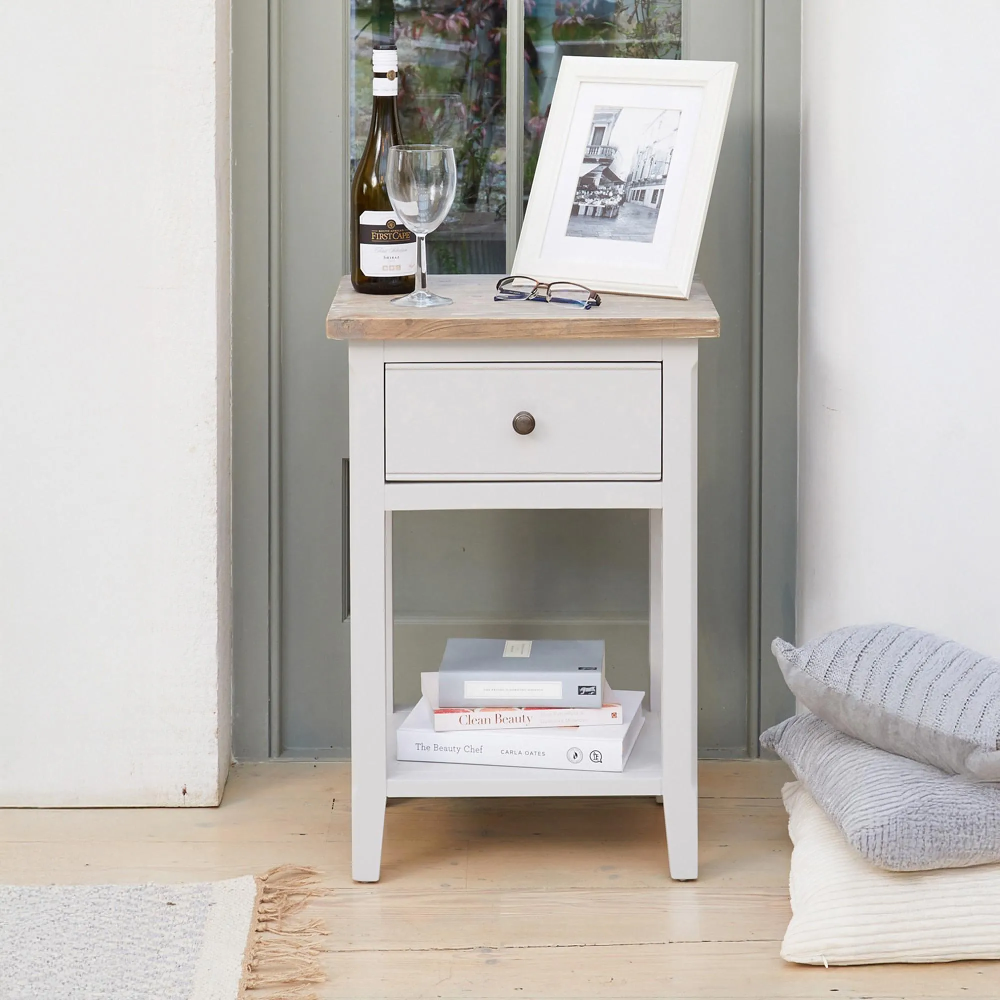 Stafford Lamp Table - Grey