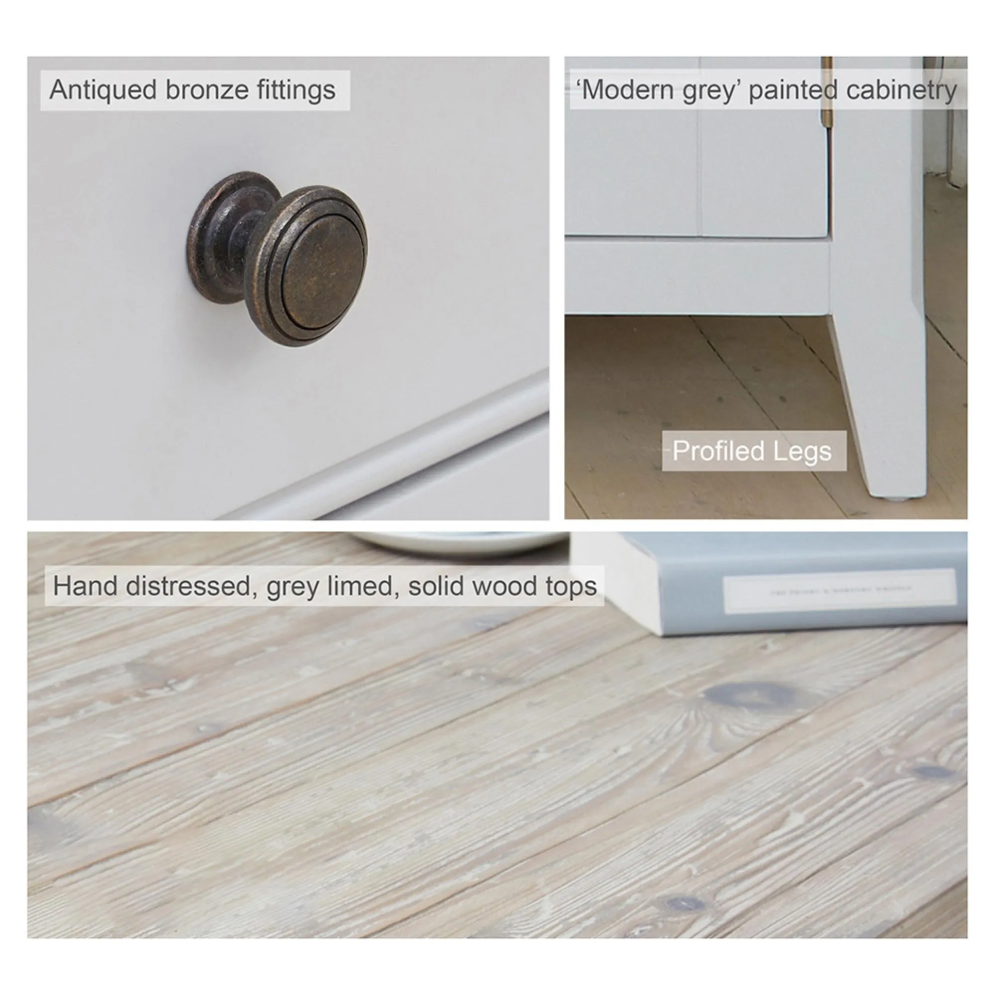 Stafford Lamp Table - Grey