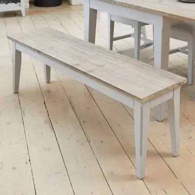 Stafford Large Dining Bench - Grey