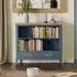 Stafford Low Bookcase - Blue