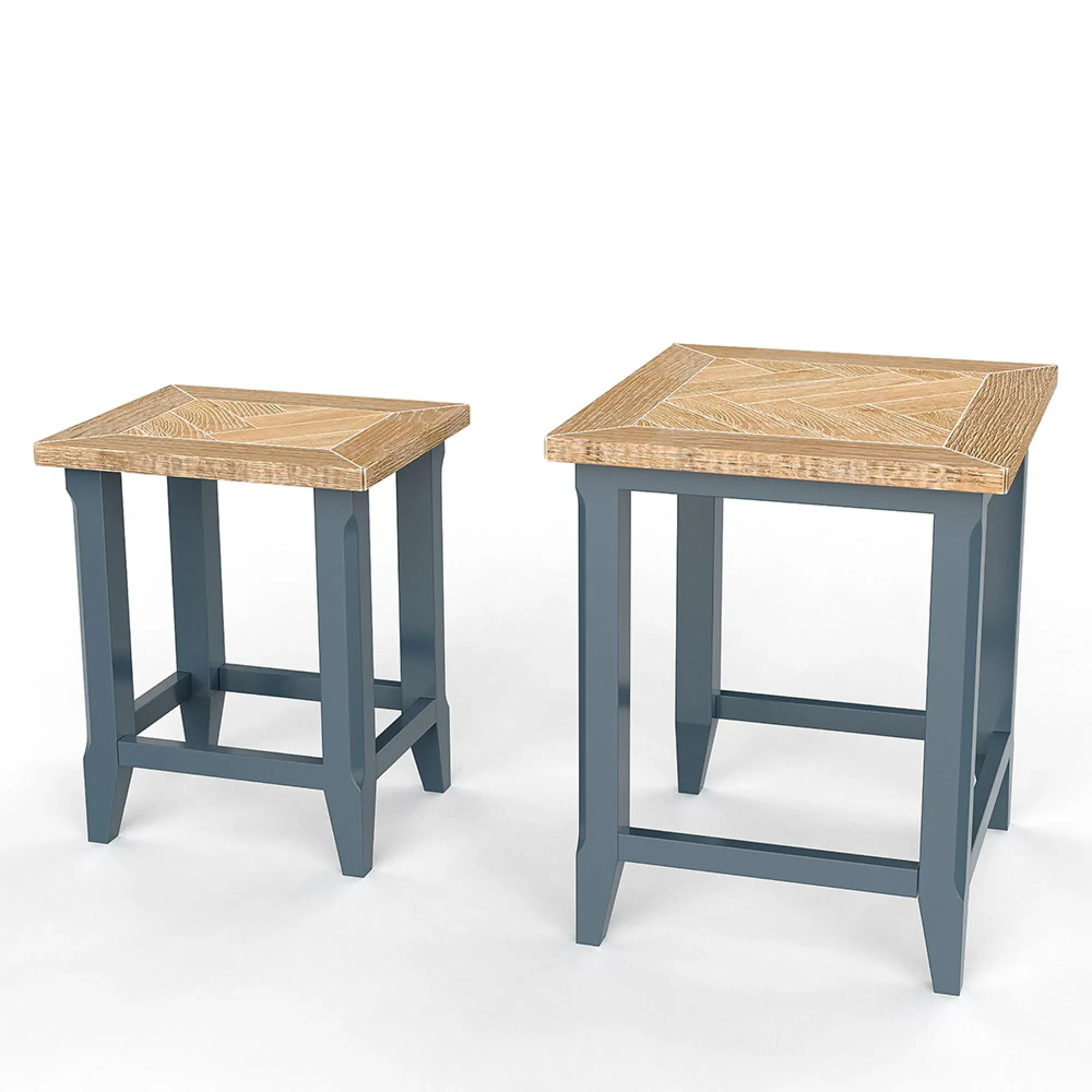 Stafford Nest of 2 Tables - Blue