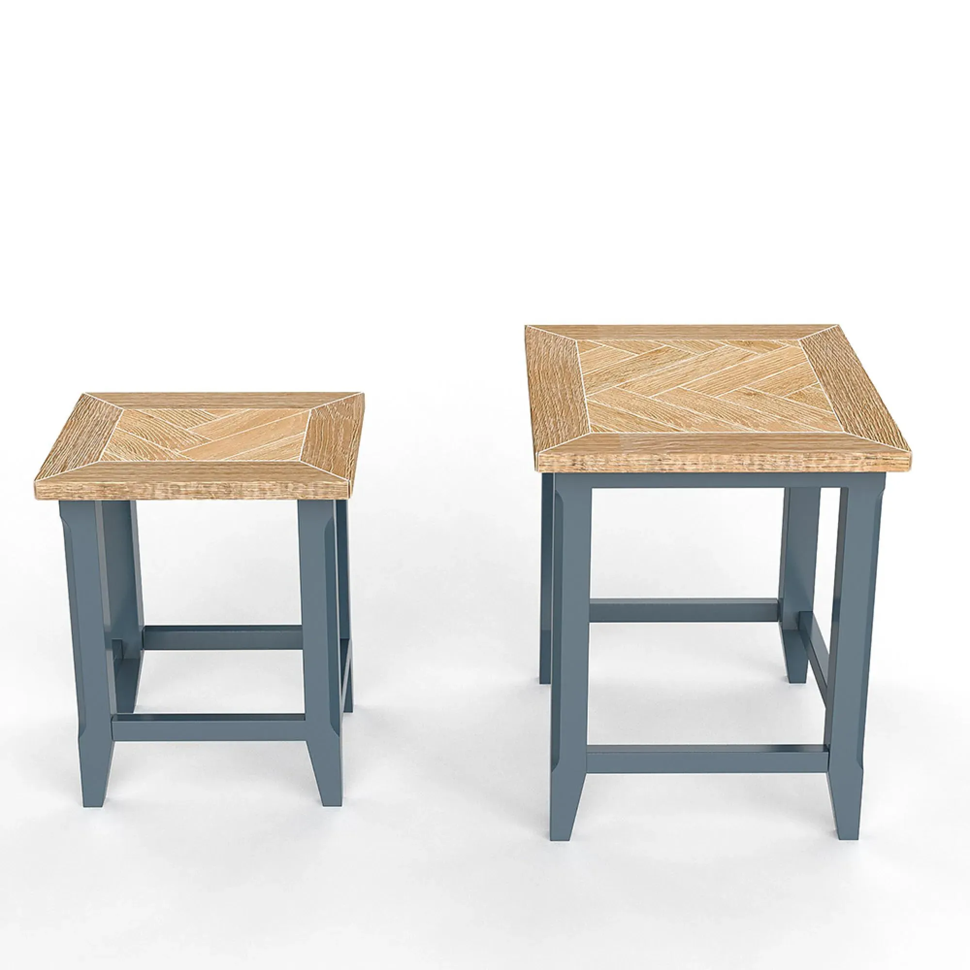 Stafford Nest of 2 Tables - Blue