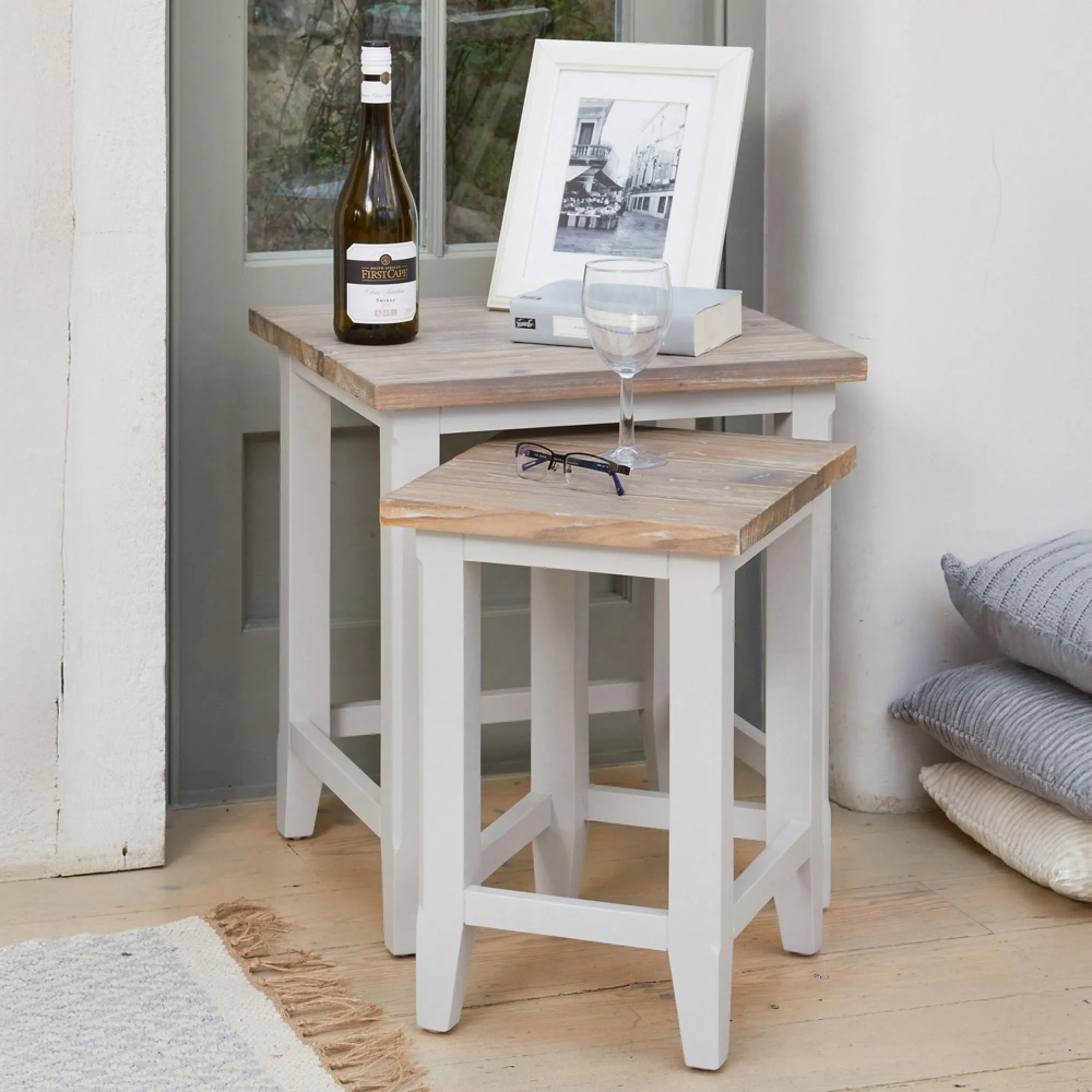 Stafford Nest of Tables - Grey
