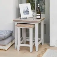 Stafford Nest of Tables - Grey