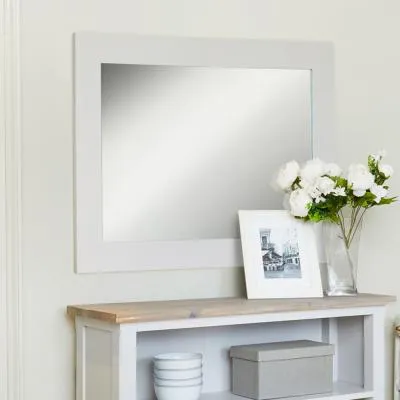 Stafford Rectangular Mirror - Grey image