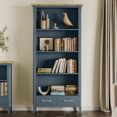 Stafford Tall Bookcase - Blue image