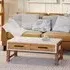 Trego 2 Drawer Coffee Table - White, Reclaimed Wood