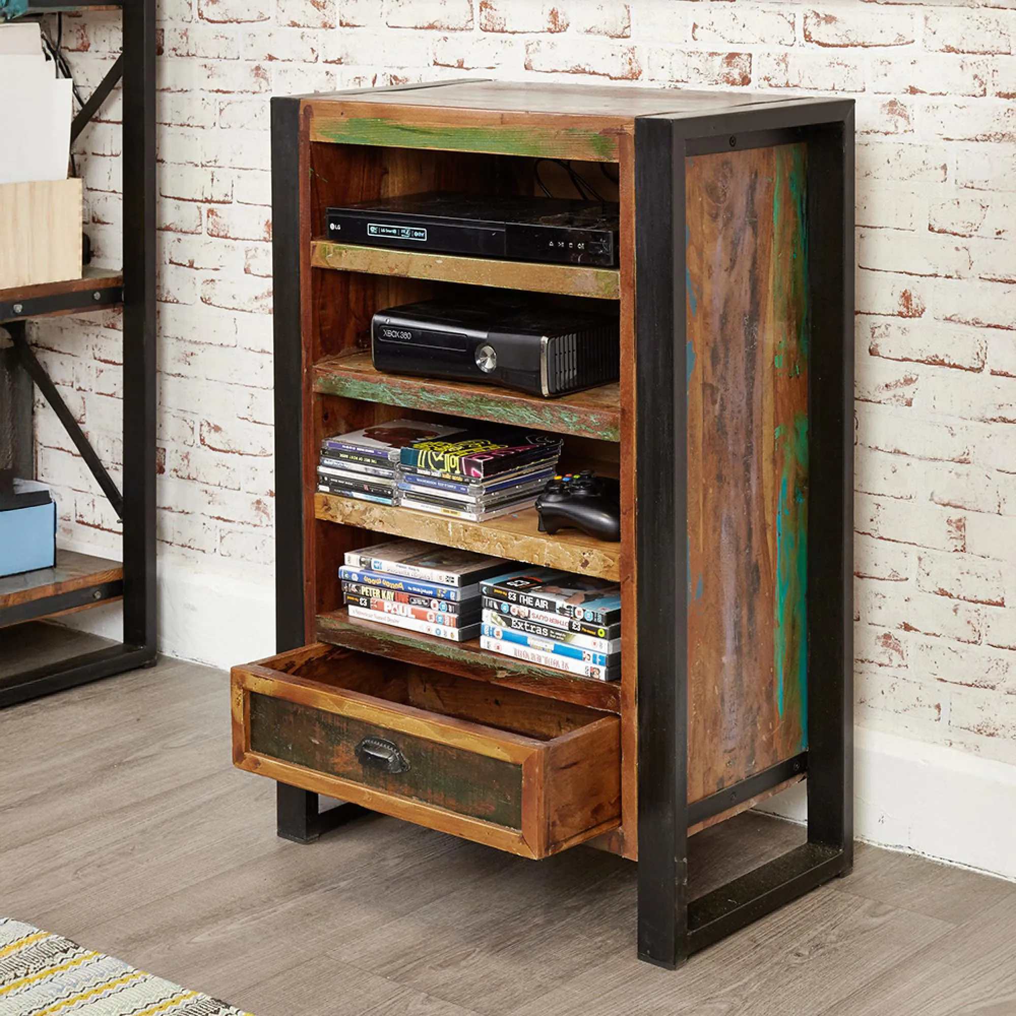 Urban Reclaimed Entertainment Cabinet - Satin Lacquer