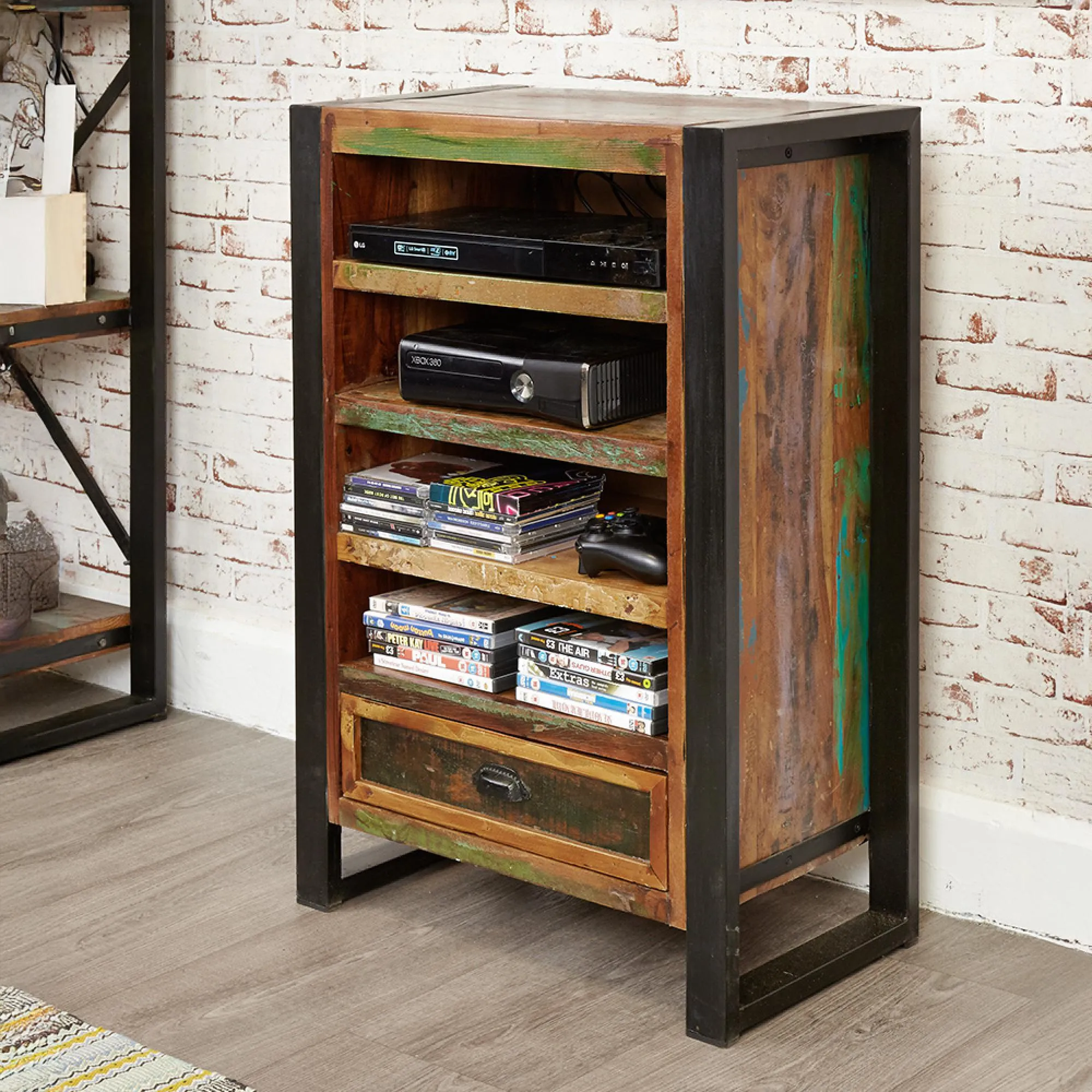Urban Reclaimed Entertainment Cabinet - Satin Lacquer