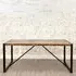 Urmston 6-Seater Dining Table - Satin Lacquer, Reclaimed Wood